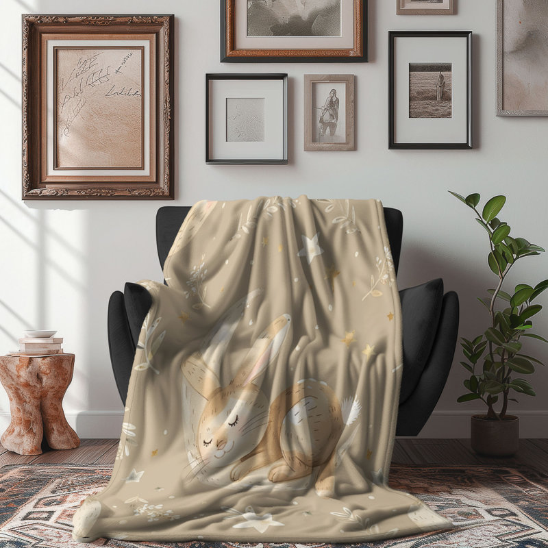 Boho Chic - 1 pièce Sherpa Premium, L 60 po x L 80 po