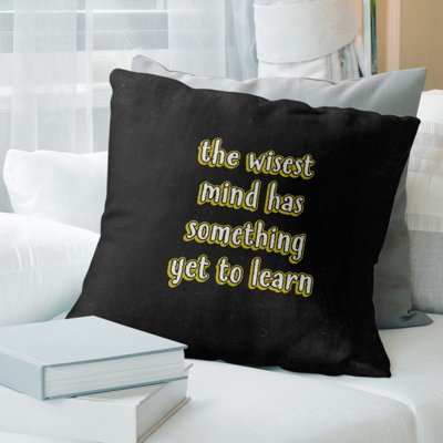 Coussin de style tableau d'apprentissage inspirant
