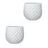 12" High Pineapple Planter, 2-pack