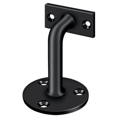 Supports de main courante 6A5C883FC8F24041AC78BA11A313C5EB, projection de 3 po en peinture noire