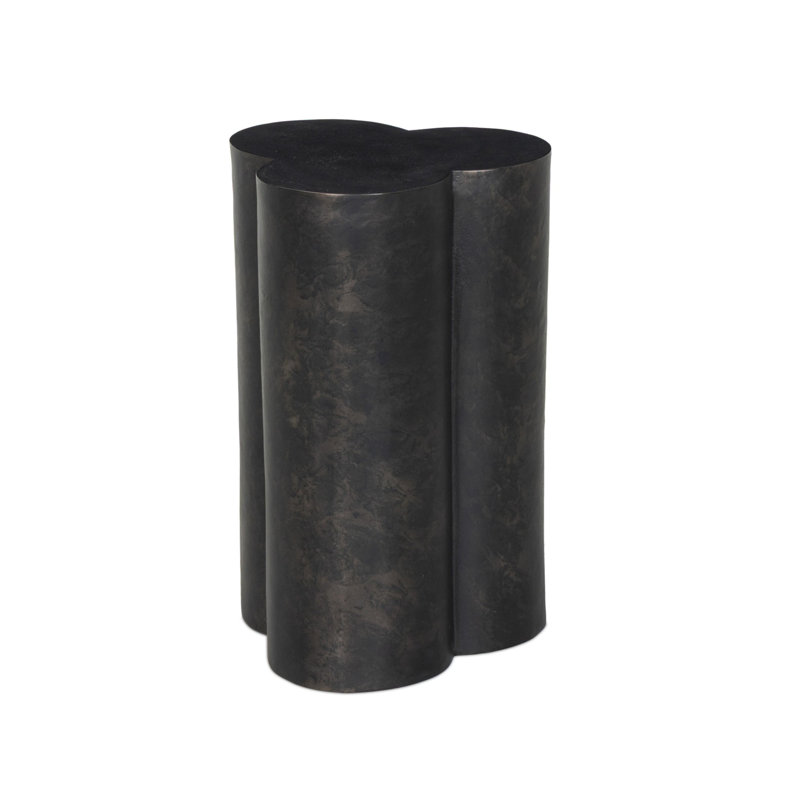 North Outdoor End Table-Distressed Bronze