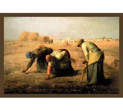 « the glaners » par jean françois millet, reproduction d’art