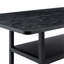 Table de salle à manger 71 po x 35,4 po avec plateforme de rangement 43,3 po x 19,7 po | Idée de cadeau-121083298