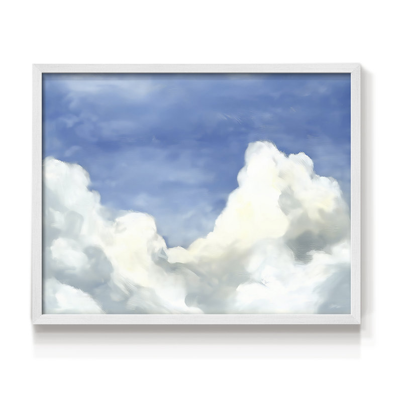 «Landscape Series-I», reproduction encadrée, H 11 po x l 14 po, Blanc