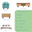 Solid Plastic Furniture Legs