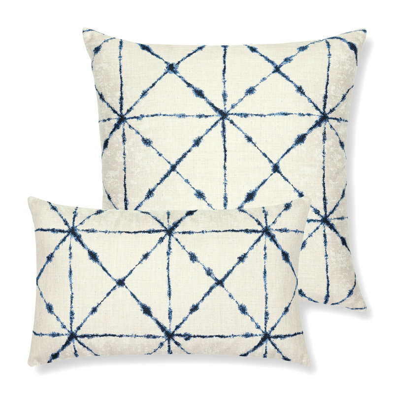 Linear Lumbar Outdoor Rectangular Sunbrella® Pillow Cover & Insert