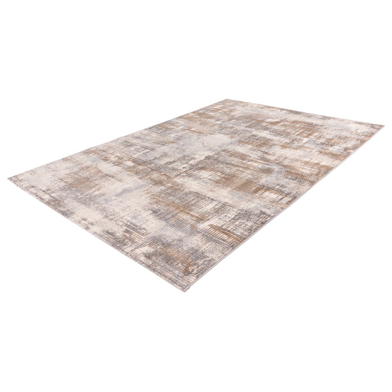 Salsa Abstract Area Rug, Rectangle 160 x 230cm, Taupe