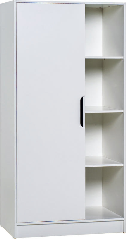 Bollinger 1 Door Manufactured Wood Wardrobe