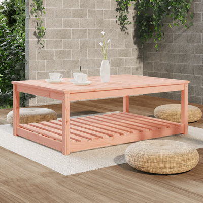 Singita Rectangular Pine Solid Wood Outdoor Coffee Table