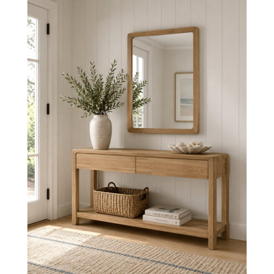 Chatham - Miroir de commode rectangulaire - Finition érable chaud