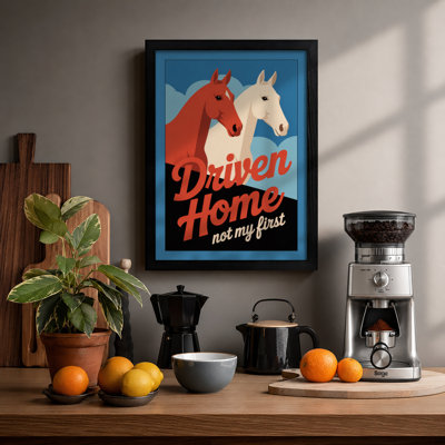 Driven Home Vintage - Framed Print