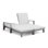 Hoyt Outdoor Metal Double Chaise Lounge