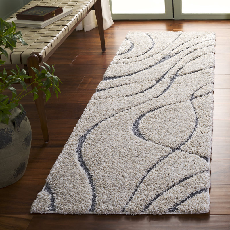 Striped Area Rug, Runner 69 x 213 cm