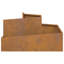 Garden Planter Brown 50 Cm Weathering Steel-423547056