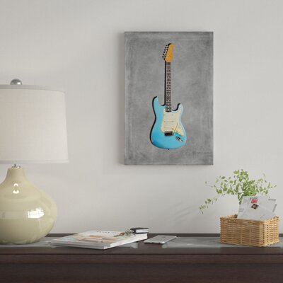 Fender Stratocaster 64' Graphic Art on Wrapped Canvas -  East Urban Home, 646BACC9316C410EB15FD36317CB933E