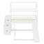 Lit superposé de style maison avec glissade-126665747