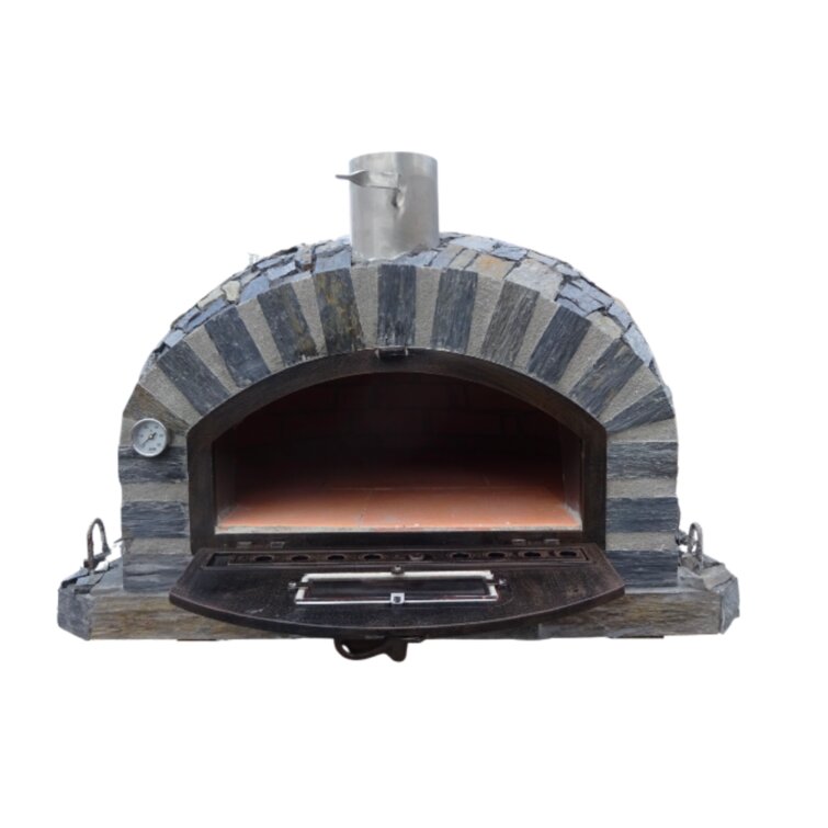 PINNACOLO Insulated Steel Hearth Wood-fired Outdoor Pizza Oven in the Outdoor  Pizza Ovens department at