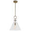 Luminaire suspendu en verre entonnoir 1 lumière Longshore Tides Imbuto