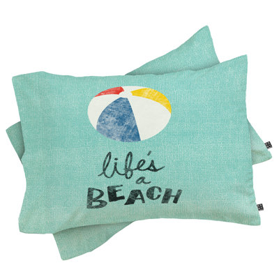 Taie d’oreiller life a beach Nick Nelson