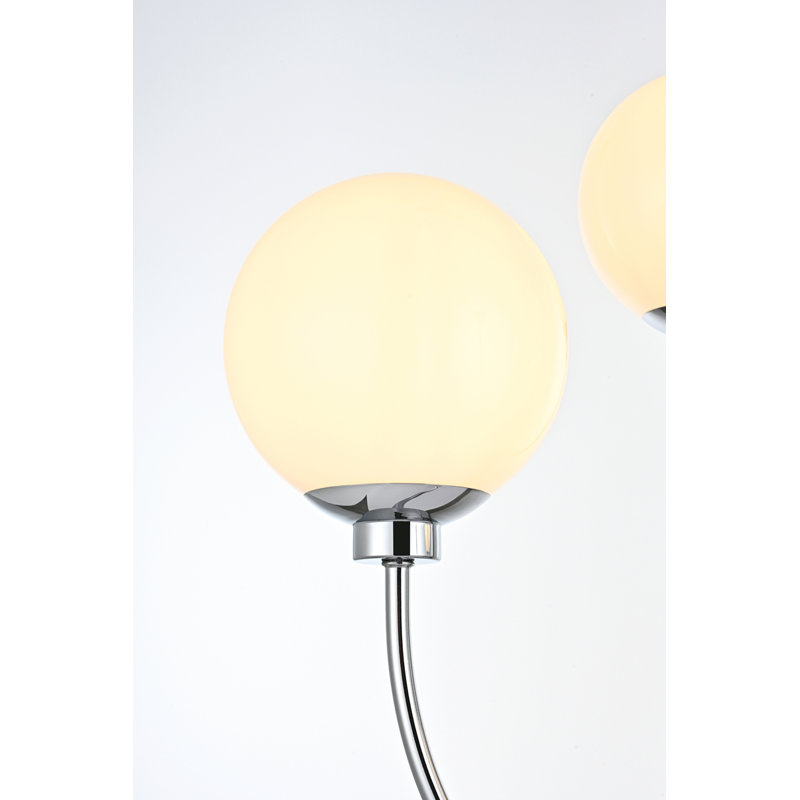 Kyle 4-Light Chandelier, H 27 po x l 36 po x P 36 po, Chrome