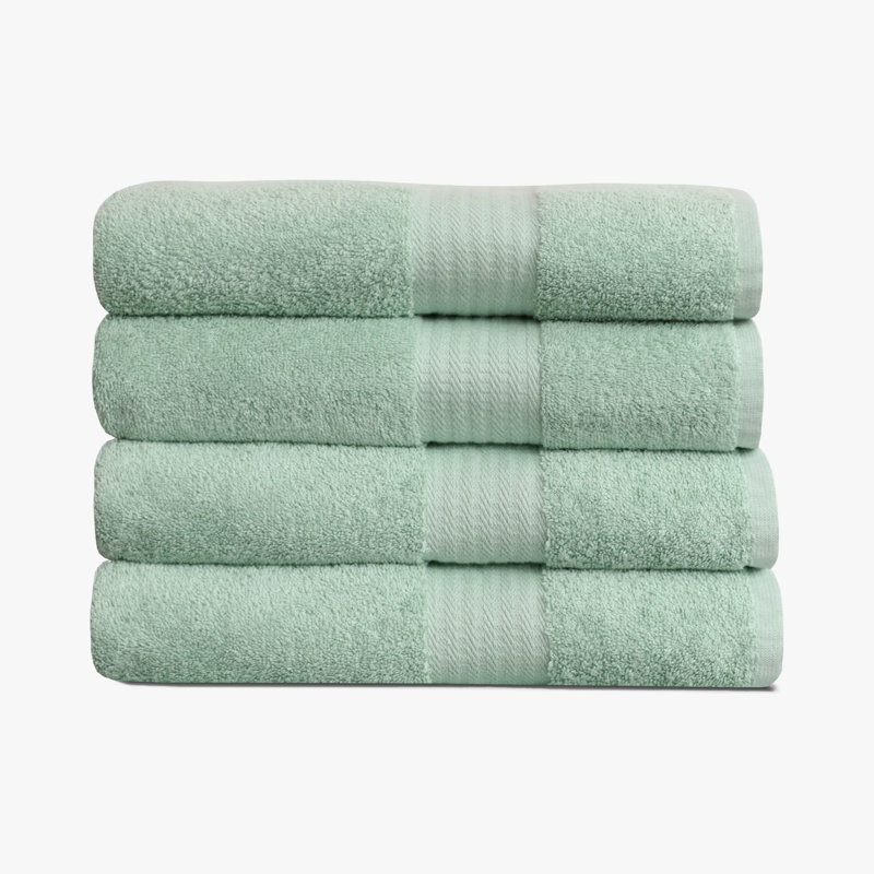 Ensemble de serviettes de bain True Classics, Vert, Essuie-mains - paquet de 8