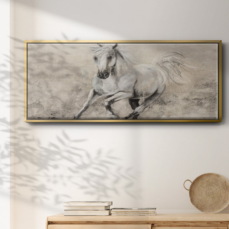 Majestic Stallion II - toile encadrée, H 24 po x l 60 po