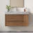 36" Bathroom Single Modern Vanity with Marble Top,2 Drawers-1584992679