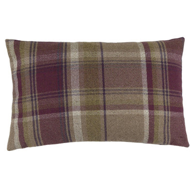 Griggs Plaid Rectangular Cushion