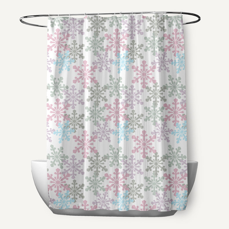 Rideau de douche Pagéale, Rose glacé