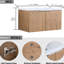 Meuble-lavabo moderne de 36 po avec lavabo et armoire de rangement latérale