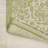 Demians Bohemian Textured Weave Floral Green/Cream Indoor/Outdoor Rug-2126073655