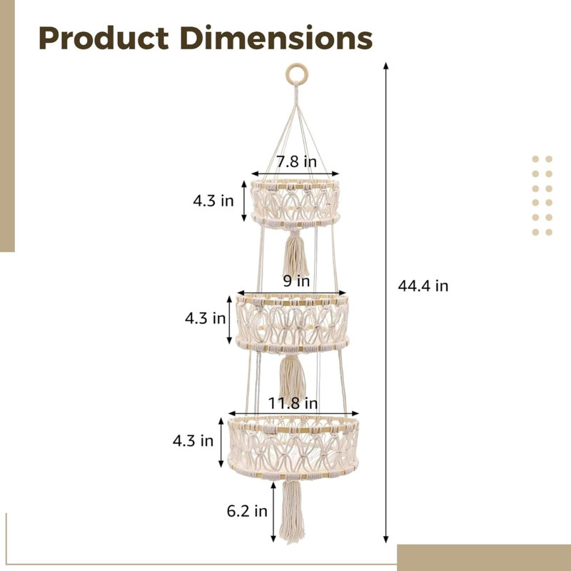 Cotton Wall Organizer