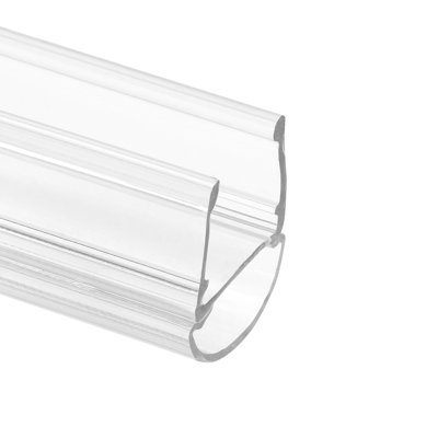 Prime-Line 3/8 in. Glass Shower Door Bulb Vertical Side Seal, Clear, 78 in., Fits Frameless Door (Single Pack)