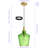 1 - Light Modern Pendant Light Fixture With Hammered Glass Shade For Kitchen Island-1397143525