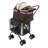 Two-Tier Pet Stroller Dual Carrier With Adjustable Handle,Foldable Design, And 360° Swivel Wheels (77Lbs Capacity)-119784191