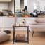 Table d'appoint, brun rustique