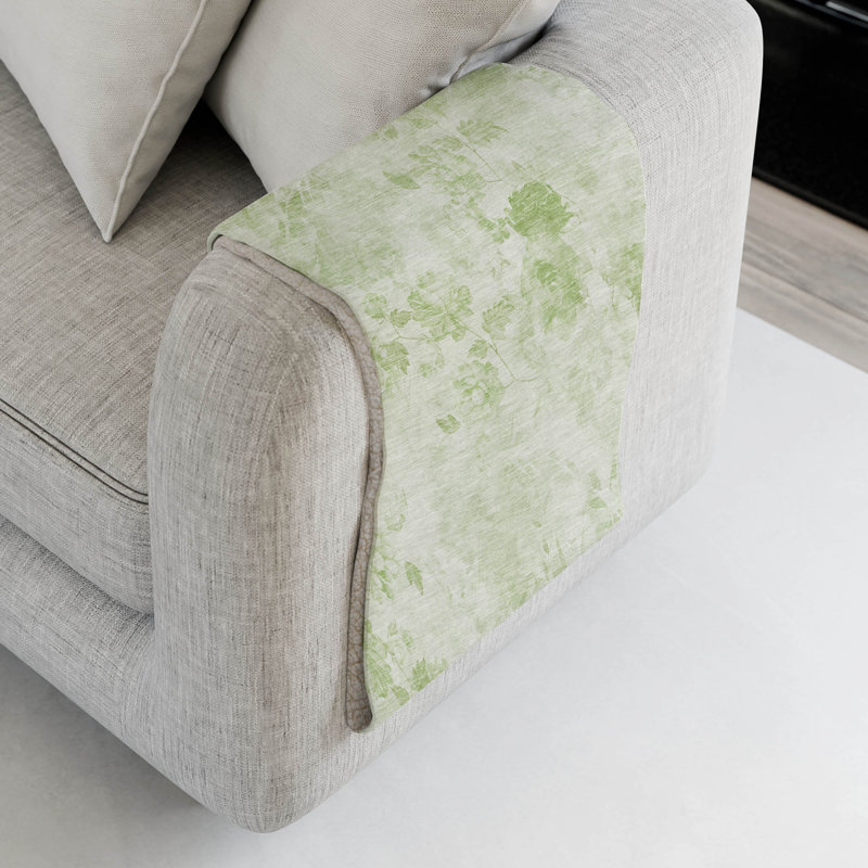 Jeté floral Sherpa ASB724 Addison, Aloès floral 