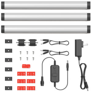 Inlight 12-inch Plug-in LED Under Counter Lights for Kitchen, Pack of 3