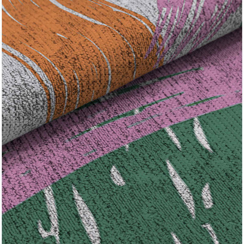 Delainie Abstract Flatweave Area Rug, Rectangle 160 x 230cm