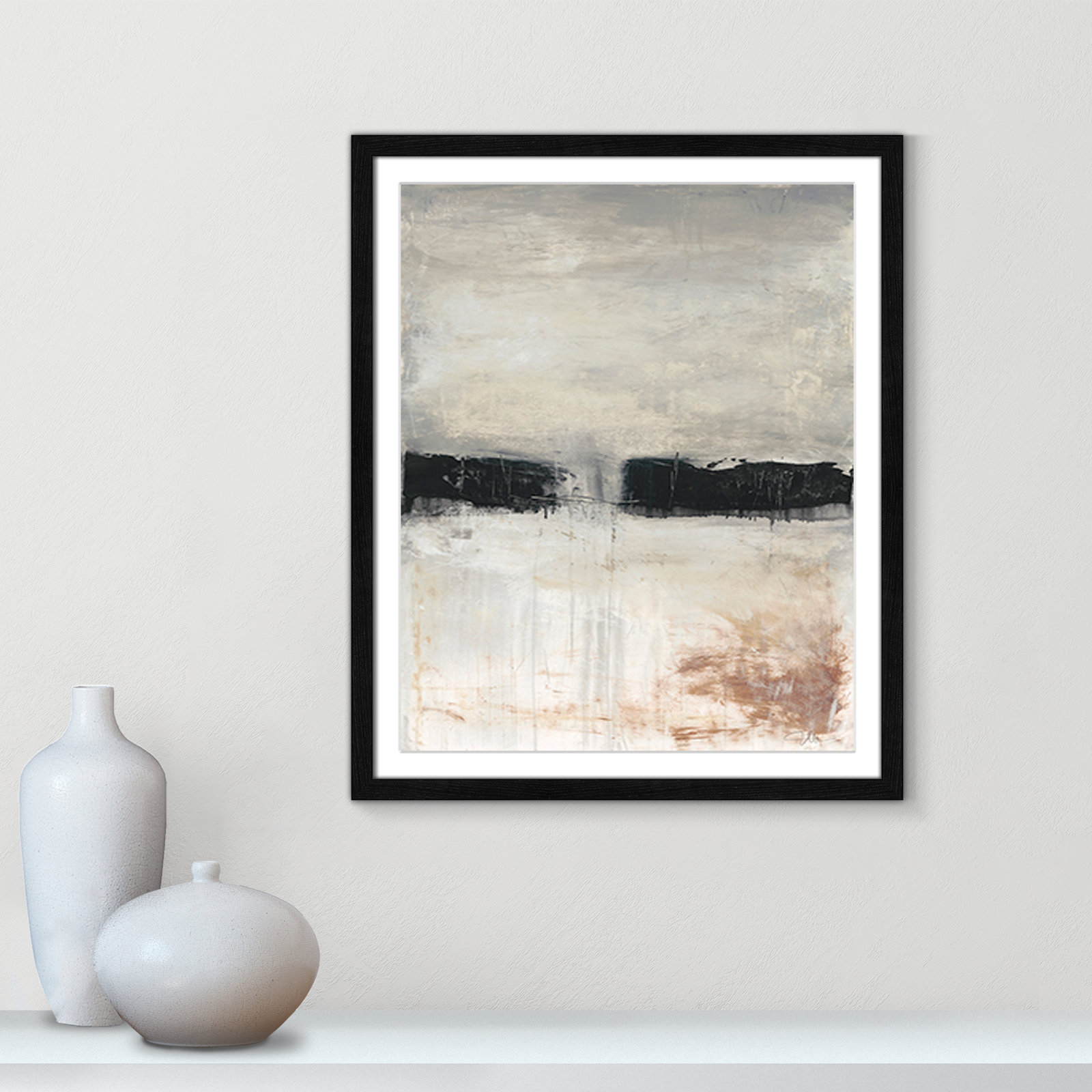 Autumn In The Dark Forest by Filippo Ioco, Black Framed, 25.5" H x 21.5" W x 0.75" D