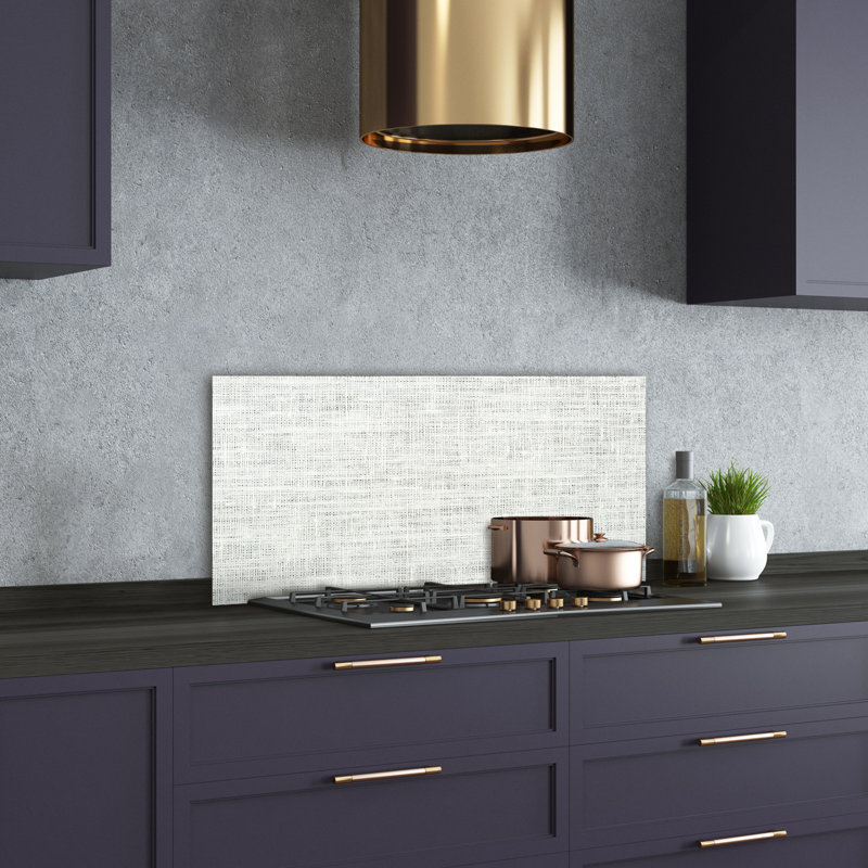 Alayha 50cm W x 100cm L Glass Peel and Stick Panel