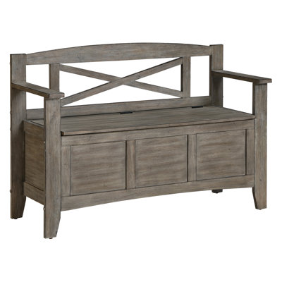 Solid Wood Storage Bench