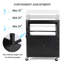 61cm H x 61cm W AV Cart
