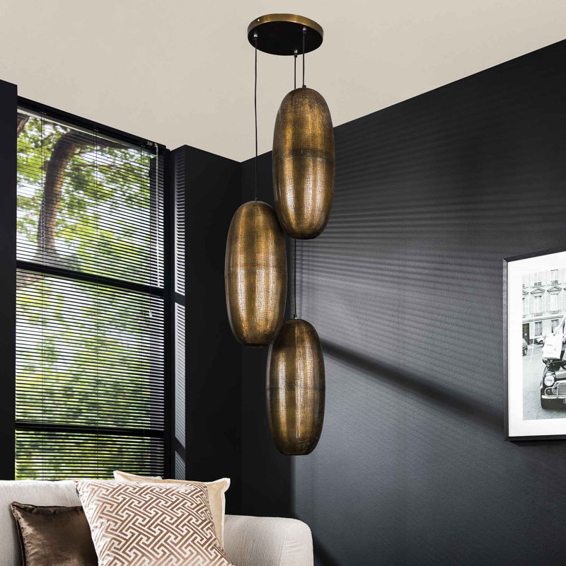 Anant 3 - Light Metal Pendant