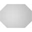 Horizontal Elongated Octagon Surface Mount Signature Urethane Non-Functional Gable Vent Primed Tan-101724015