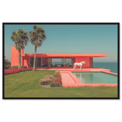 Art Remedy Retro Photography Canvas, Horse of the Coast