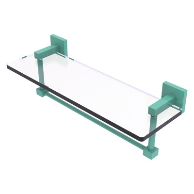 Tablette de meuble-lavabo en verre avec barre à serviettes intégrée Montero Collection Montero