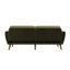 Full / Double 210.8cm Velvet Futon Sofa-71882462