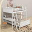 Lit superposé en bois Icaro avec bureau et tiroirs, échelle-912730966-912730967