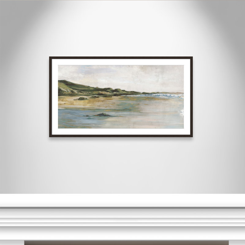 Impression «Tide’s Edge» par Casa Fine Arts, Noyer, H 23,5 po x l 41,5 po x P 1,25 po